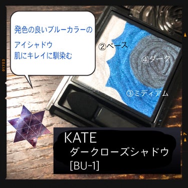 ダークローズシャドウ BU-1/KATE/アイシャドウパレットを使ったクチコミ（3枚目）