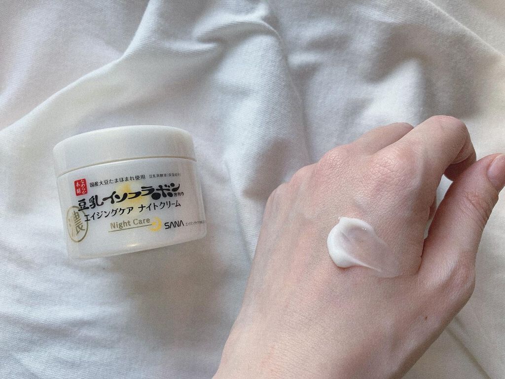 リンクルナイトクリーム/なめらか本舗/フェイスクリームを使ったクチコミ（2枚目）