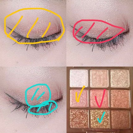 ワンピックアイシャドウパレット/APLIN/アイシャドウパレットを使ったクチコミ(2枚目)