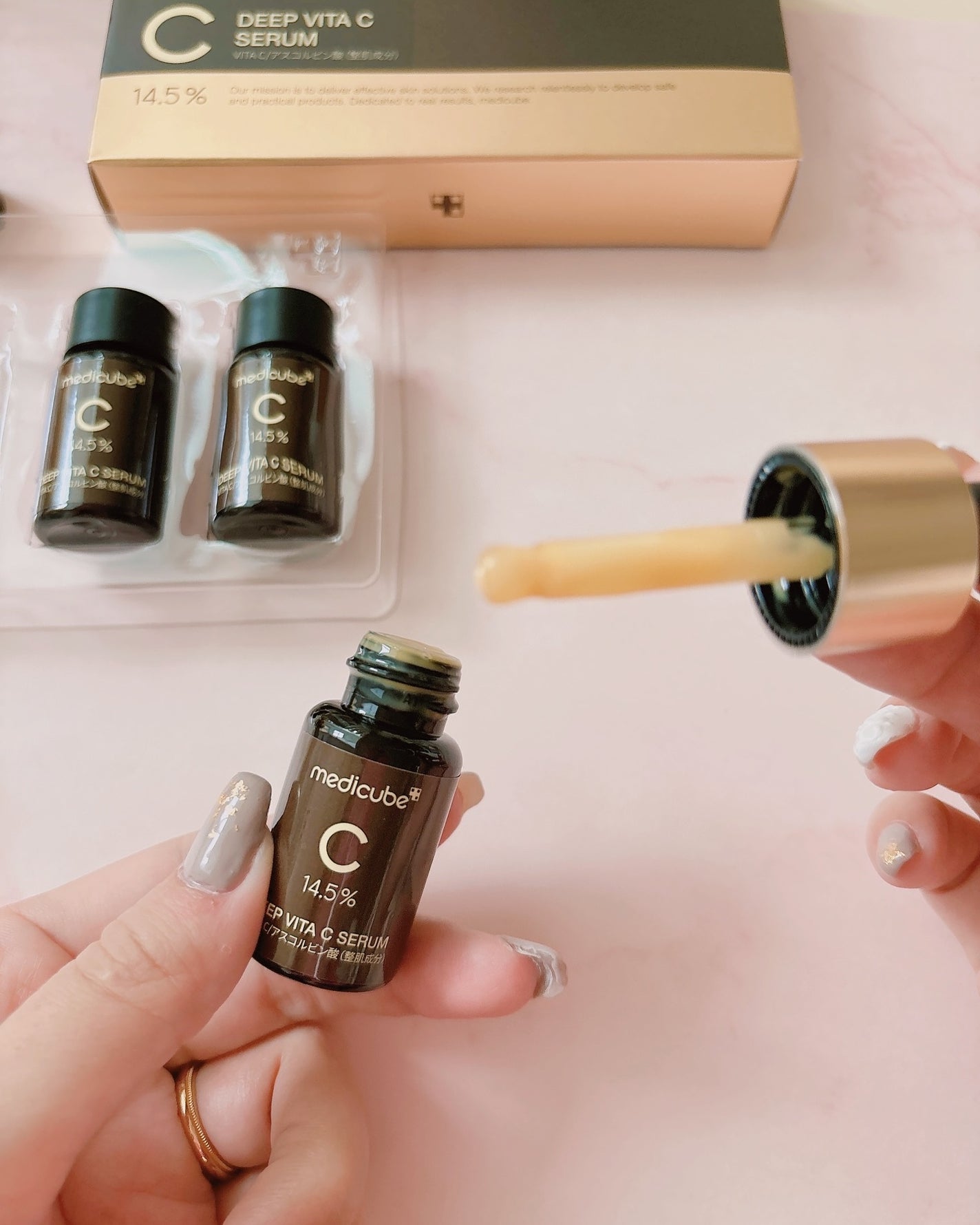 ディープビタCアンプル2.0/MEDICUBE/美容液を使ったクチコミ(3枚目)