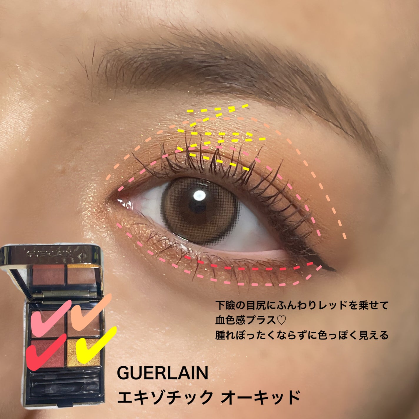 シルキースフレアイズ/キャンメイク/アイシャドウパレットを使ったクチコミ(5枚目)