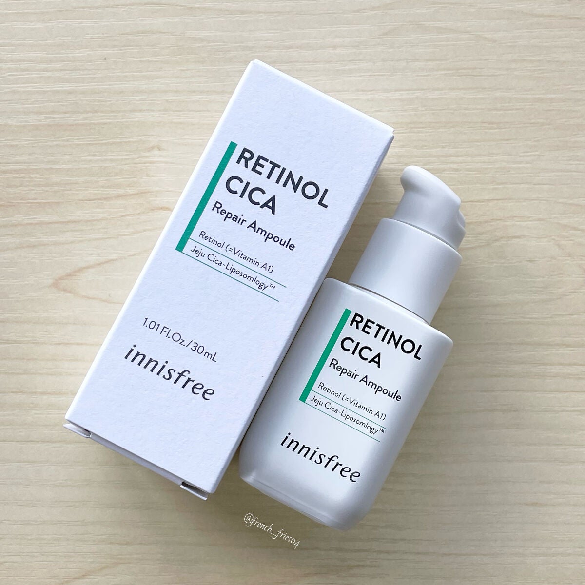 レチノール シカ リペア セラム/innisfree/美容液を使ったクチコミ(4枚目)