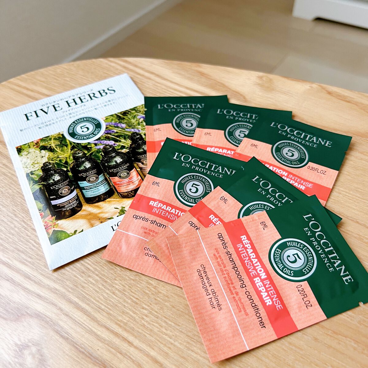ファイブハーブスリペアリングシャンプー/コンディショナー/L'OCCITANE/シャンプー・コンディショナーを使ったクチコミ(1枚目)