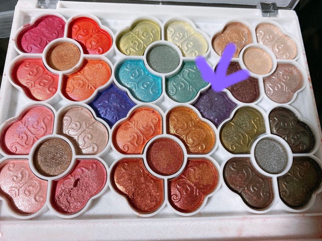 デュアルアイシャドウ N/excel/アイシャドウパレットを使ったクチコミ(8枚目)