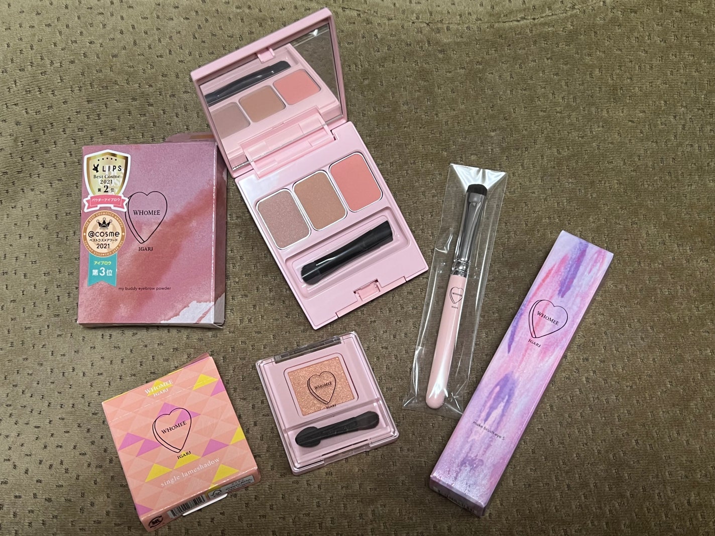 アイシャドウブラシ S 熊野筆/WHOMEE/メイクブラシを使ったクチコミ(1枚目)