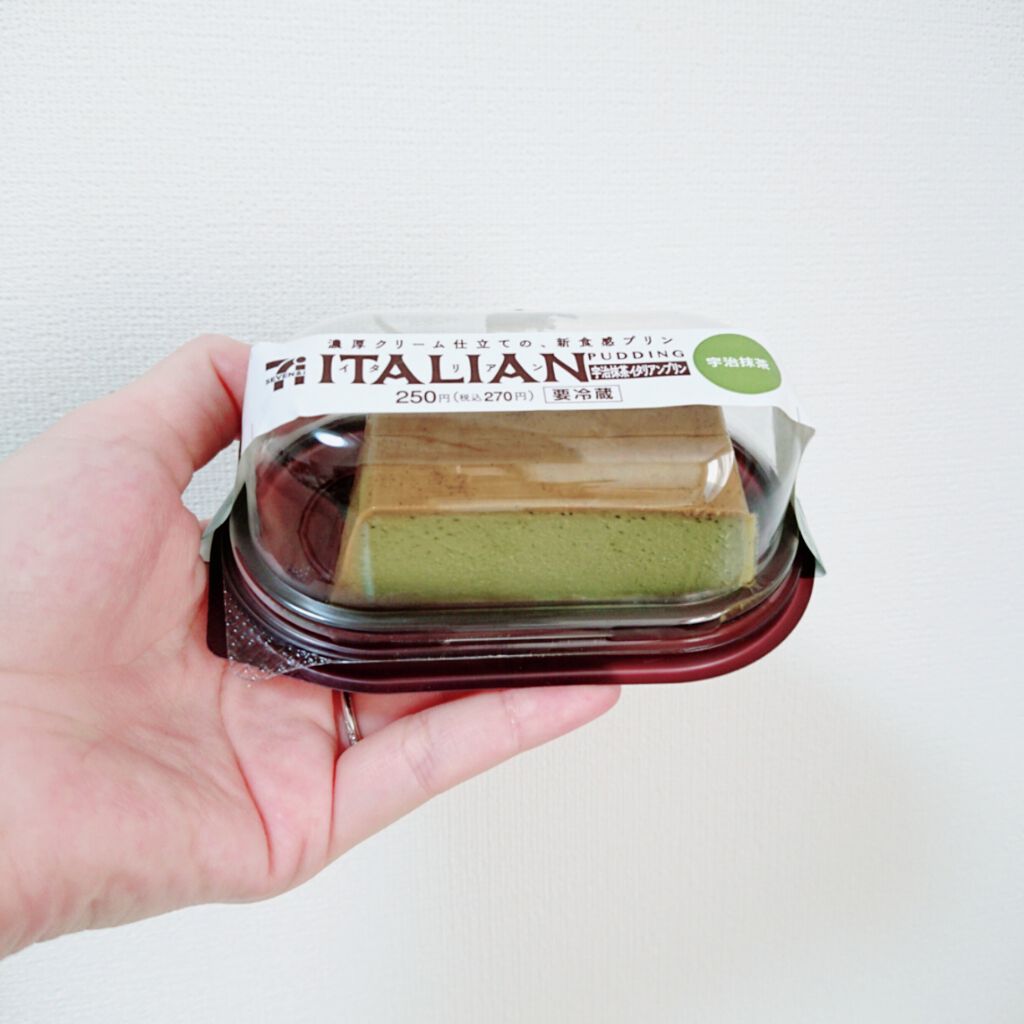 宇治抹茶イタリアンプリン/セブンイレブン/食品を使ったクチコミ（1枚目）
