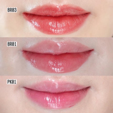 アンドバイロムアンド グラッシーボムティント/&nd by rom&nd/リップティントを使ったクチコミ(2枚目)