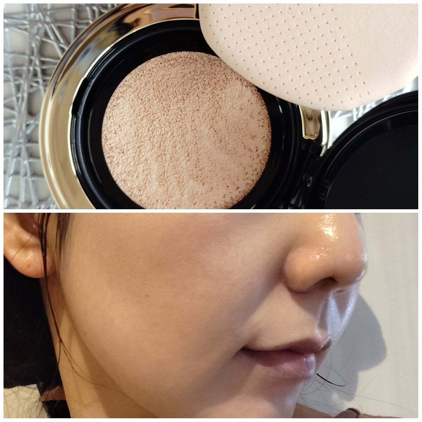 グロウフィットセラムカバークッション/ダルバ/クッションファンデーションを使ったクチコミ(2枚目)