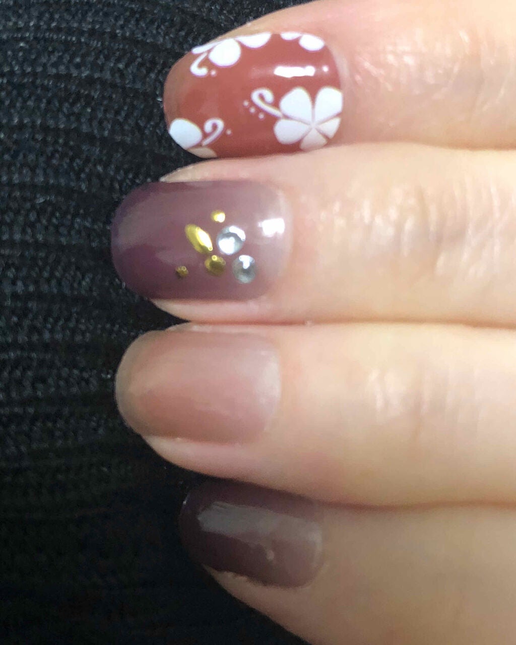 ネイルシール/Qoo10/ネイルシールを使ったクチコミ(2枚目)