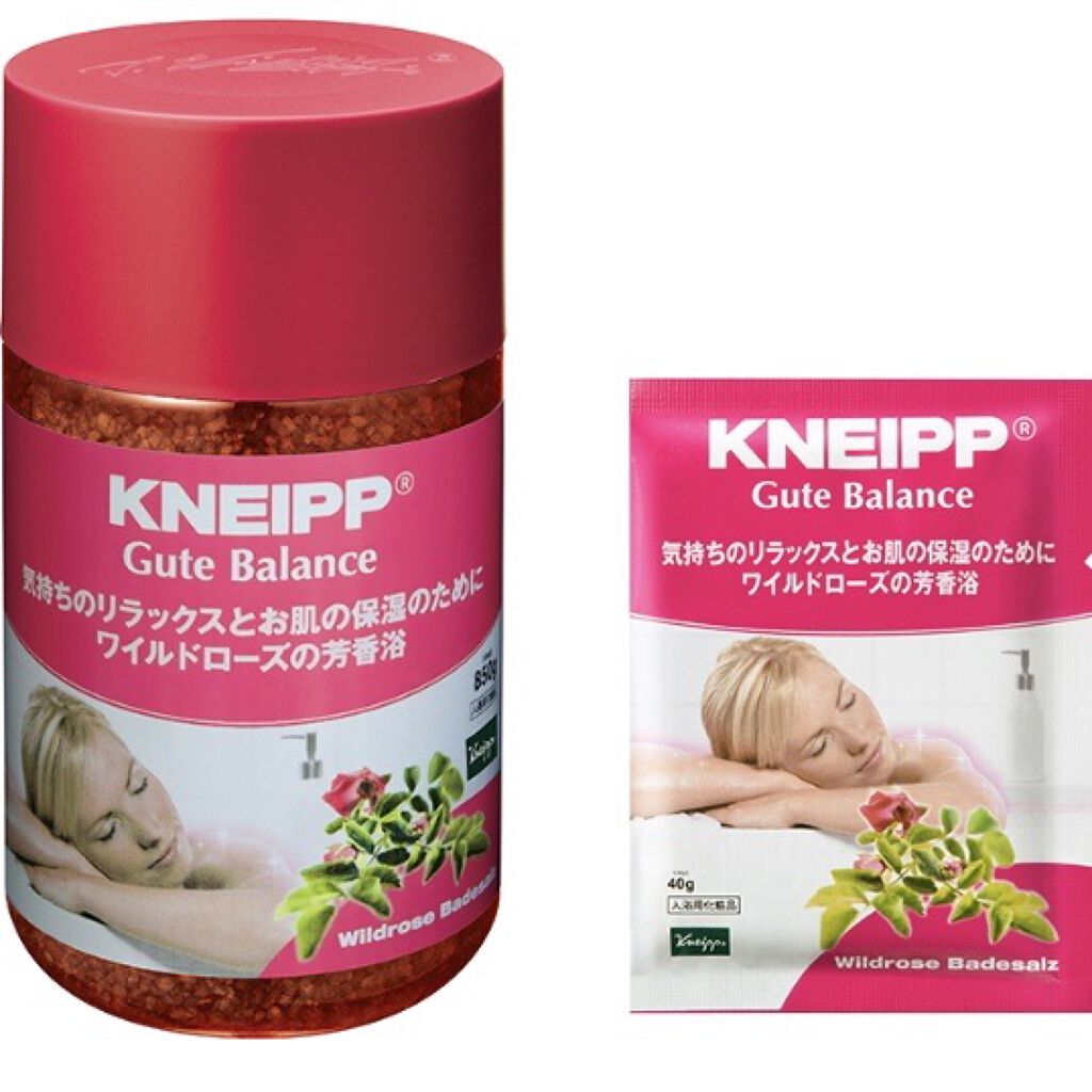 クナイプ グーテバランス バスソルト ワイルドローズの香り/クナイプ/入浴剤を使ったクチコミ（1枚目）