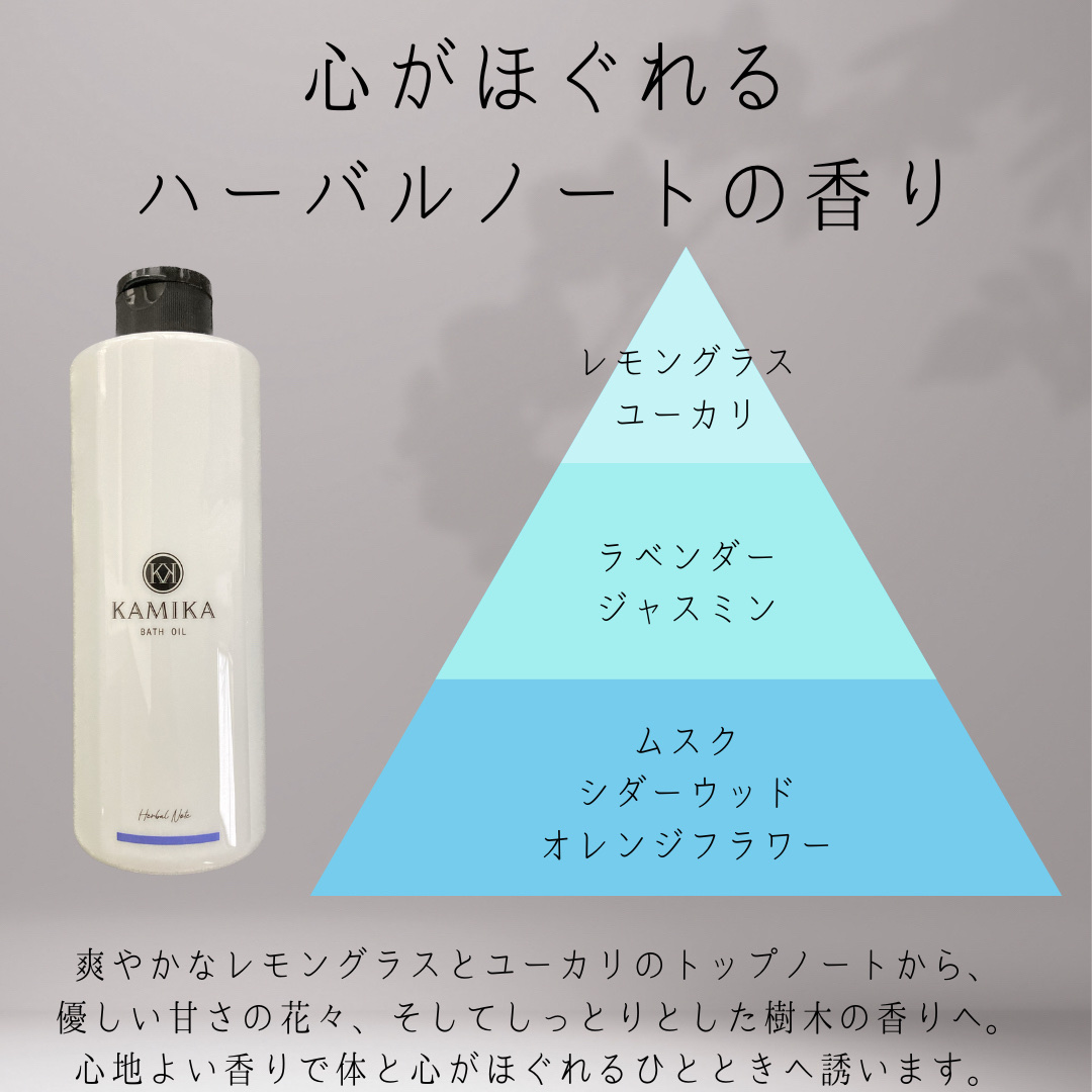 アロマバスオイル/KAMIKA/入浴剤を使ったクチコミ（3枚目）