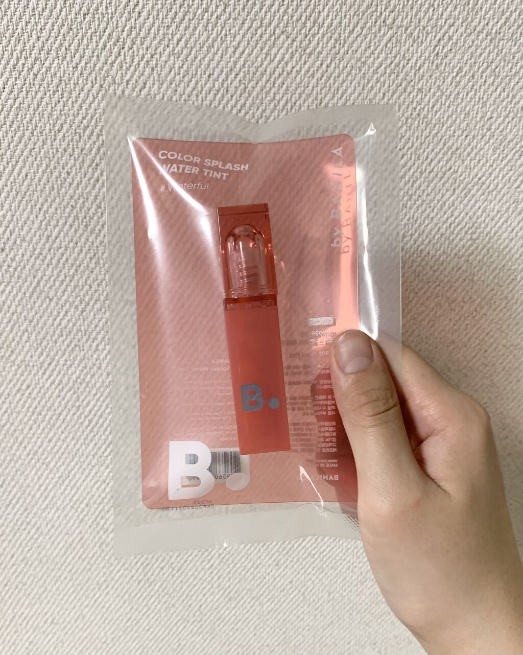 カラースプラッシュウォーターティント/B. by BANILA/リップティントを使ったクチコミ（1枚目）