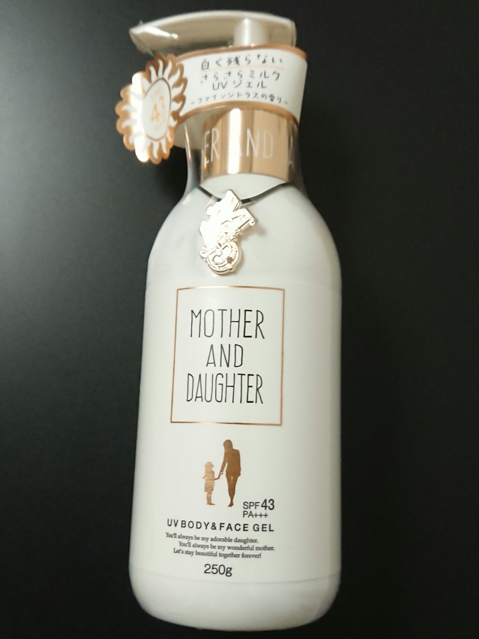 UVボディ&フェイスジェル SPF43 PA+++/Mother&Daughter/日焼け止めジェルを使ったクチコミ（1枚目）