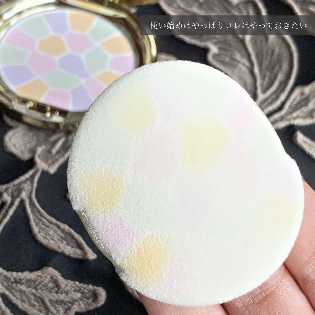 ラ プードル オートニュアンス/Elégance/プレストパウダーを使ったクチコミ(4枚目)