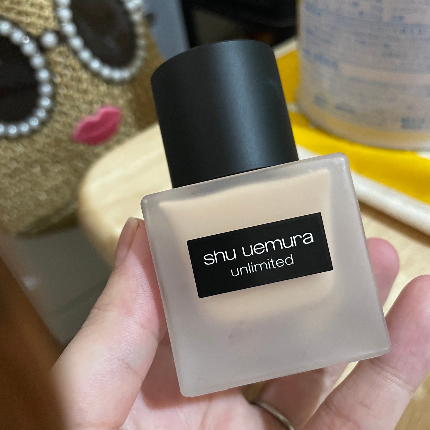 (旧)アンリミテッド ラスティング フルイド/shu uemura/リキッドファンデーションを使ったクチコミ(1枚目)