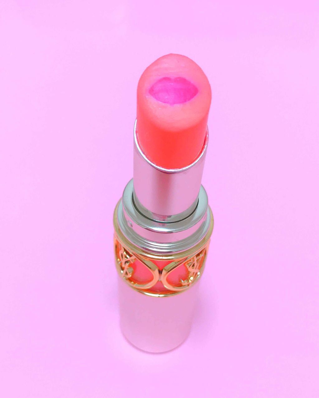 ヴォリュプテ ティントインバーム/YVES SAINT LAURENT BEAUTE/口紅を使ったクチコミ（2枚目）