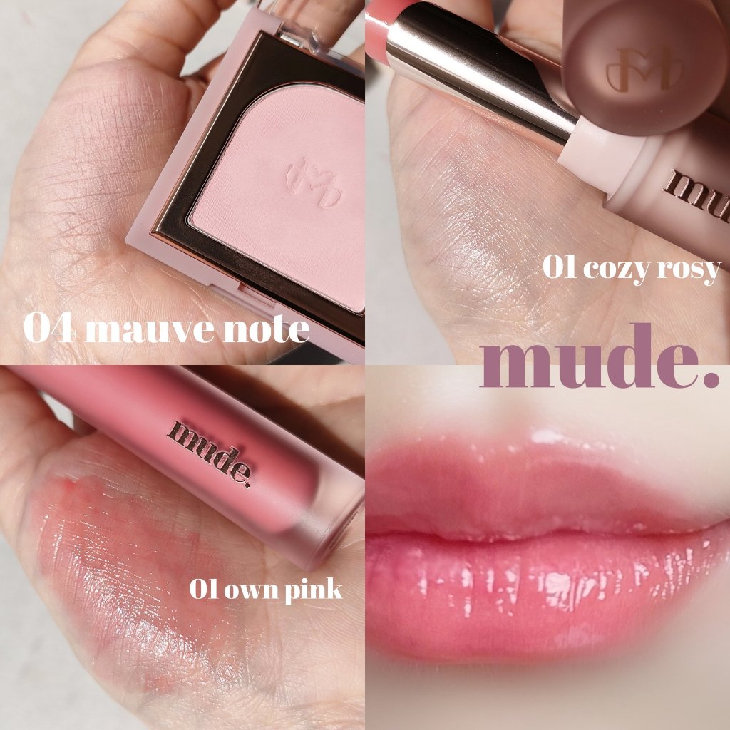 ベアーシャインリップバーム/mude./口紅を使ったクチコミ（3枚目）