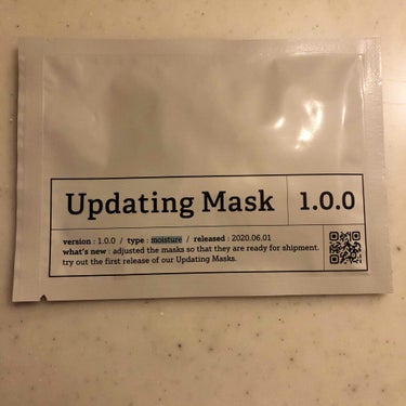 Updating Mask 1.0.0 Type M（保湿）／moisture 1セット5枚入り/meol/シートマスク・パックを使ったクチコミ（1枚目）