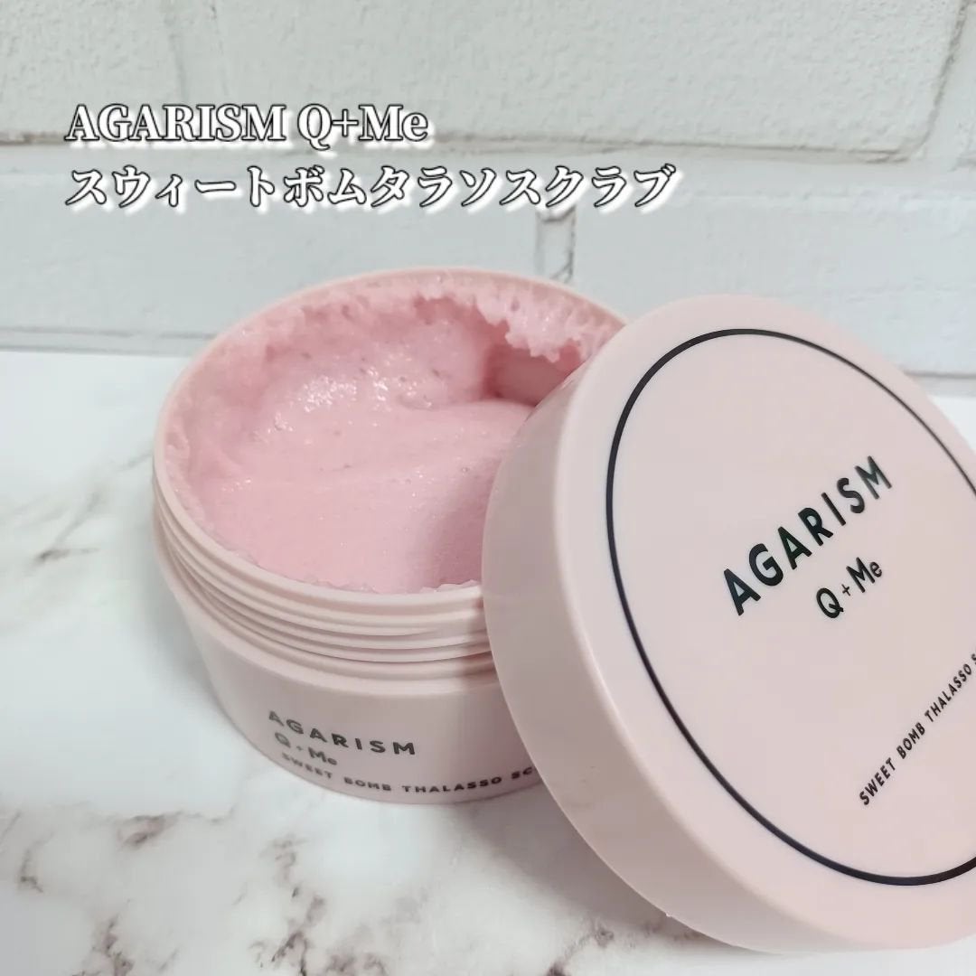 Q+Me スウィート ボム タラソ スクラブ/AGARISM/バストケア・ヒップケアを使ったクチコミ(1枚目)