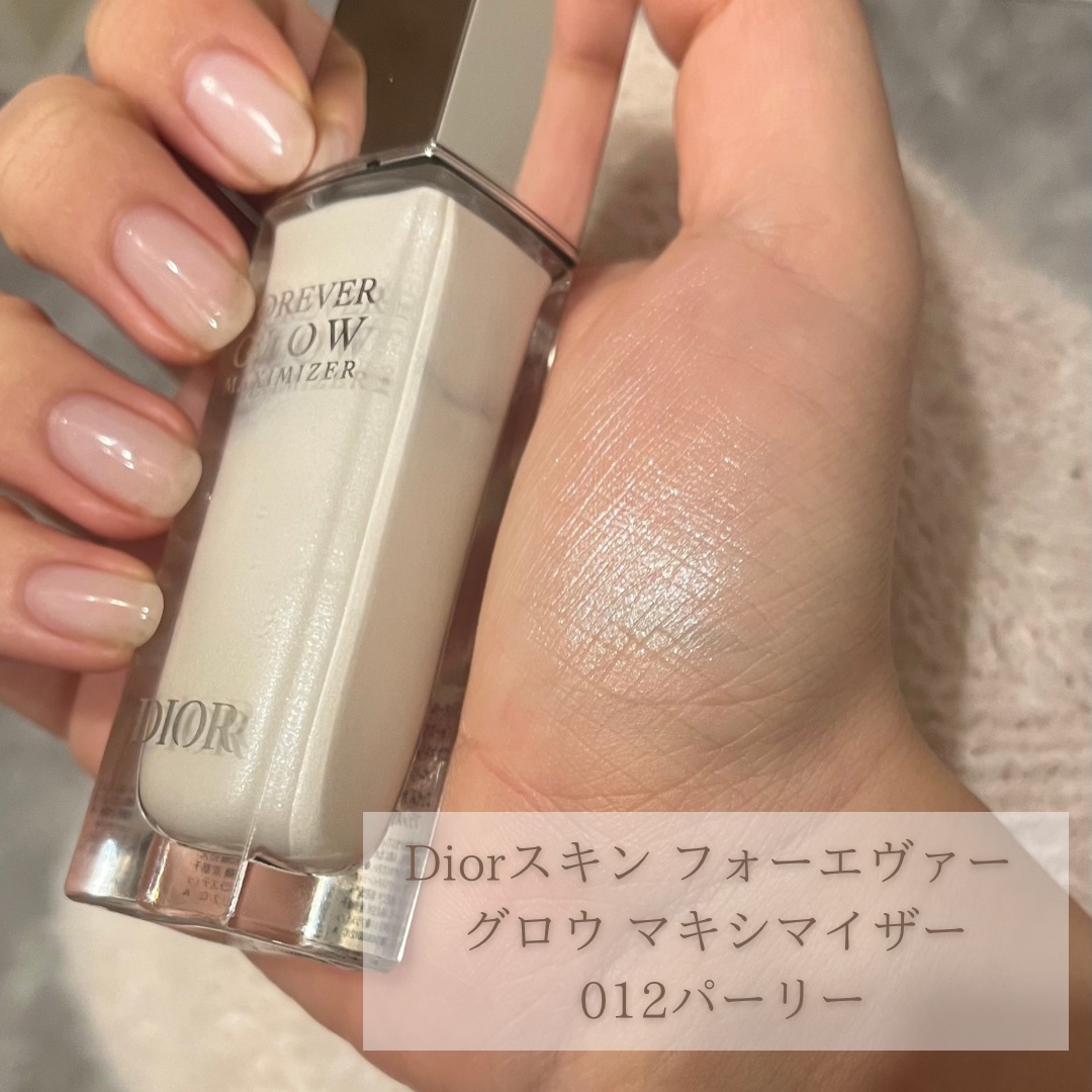 ディオールスキン フォーエヴァー グロウ マキシマイザー 012 パーリー/Dior/ハイライトを使ったクチコミ（3枚目）