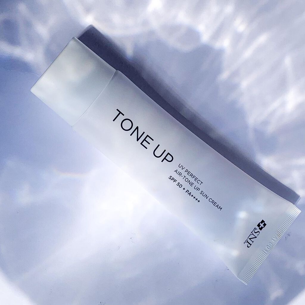 UVパーフェクトエアトーンアップサンクリーム/SNP/日焼け止めクリームを使ったクチコミ(5枚目)