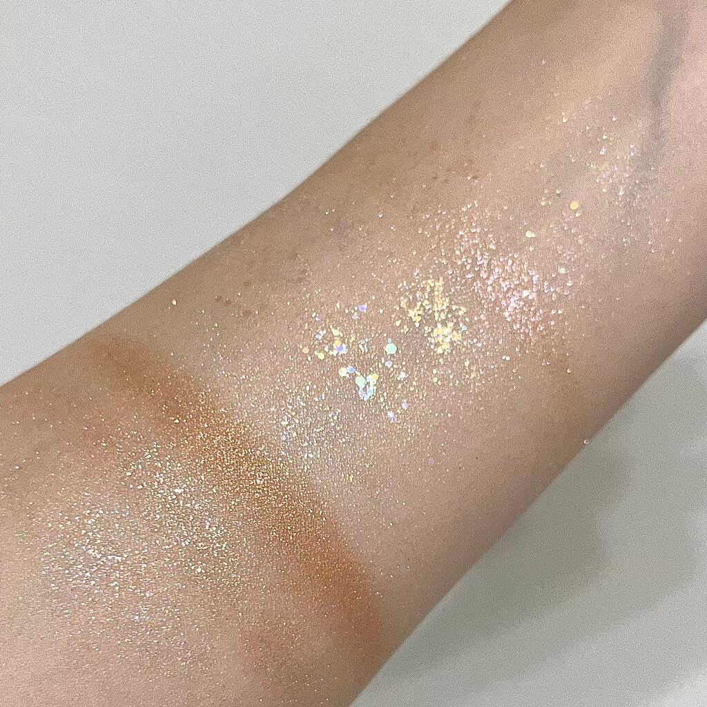 グリッターペディアアイパレット/unleashia/アイシャドウパレットを使ったクチコミ(4枚目)