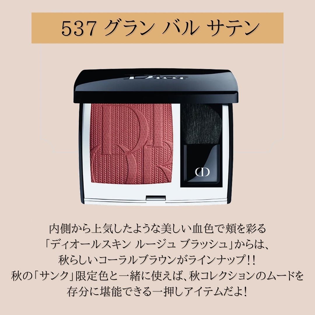 バニー on LIPS 「Dior7月の新作秋コスメ🤍こんばんは!バニーです!🐰🤍【商品..」(3枚目)