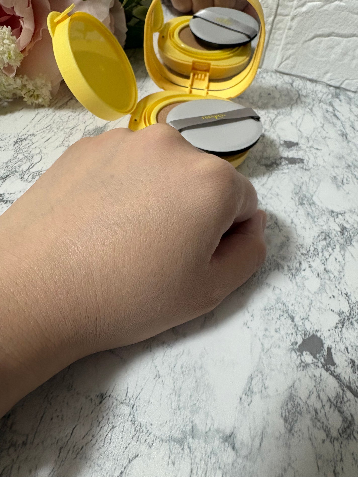 クラウドオールウェイズオン クッションファンデ ーション/FRESHO2/クッションファンデーションを使ったクチコミ(4枚目)