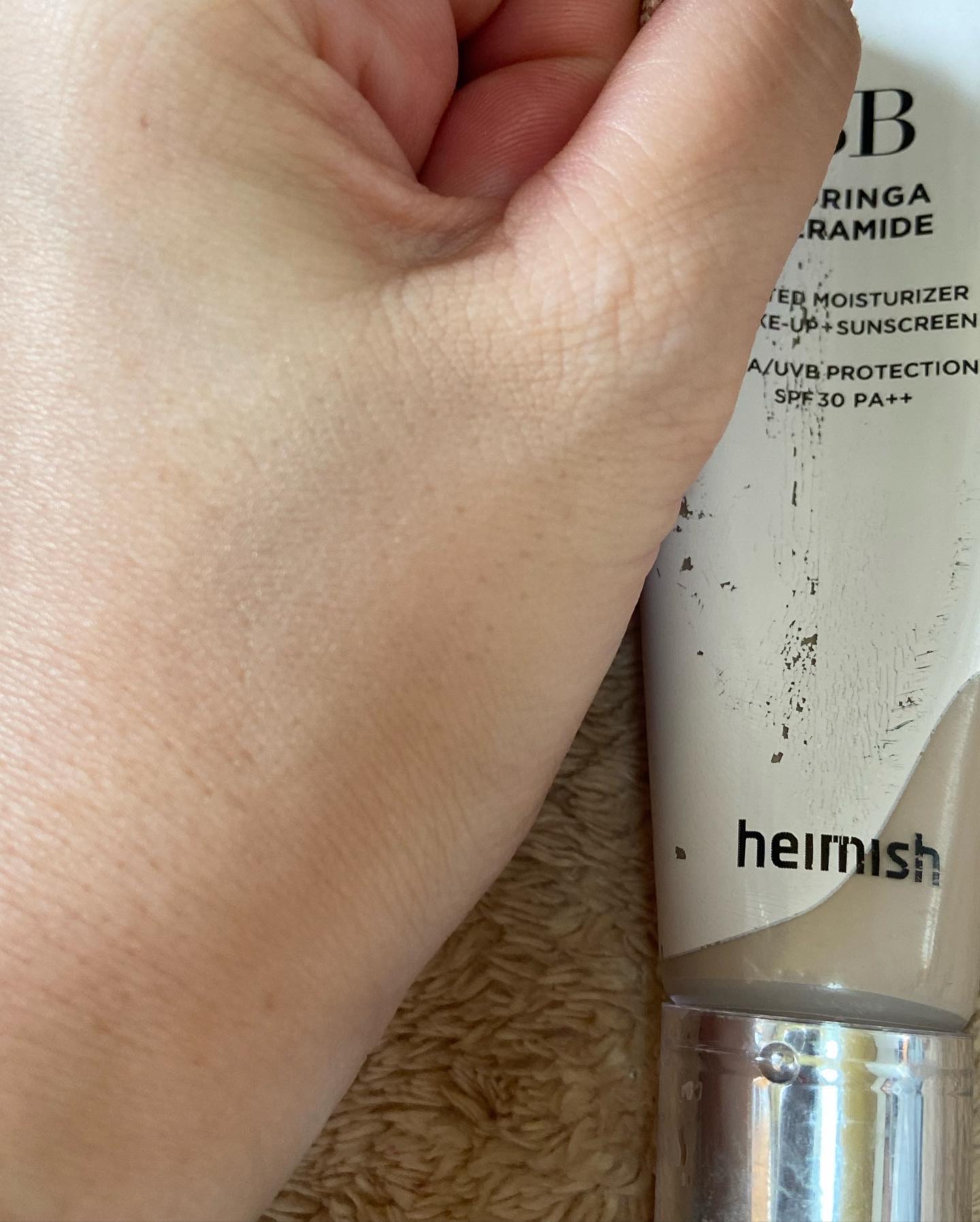 モリンガ セラミド BBクリーム/heimish/BBクリームを使ったクチコミ（2枚目）