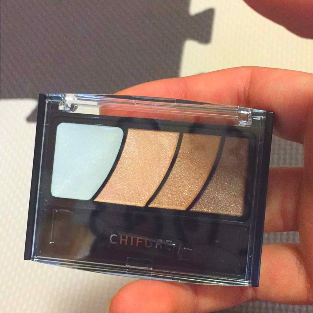 グラデーション アイ カラー（チップ付）/ちふれ/アイシャドウパレットを使ったクチコミ（1枚目）
