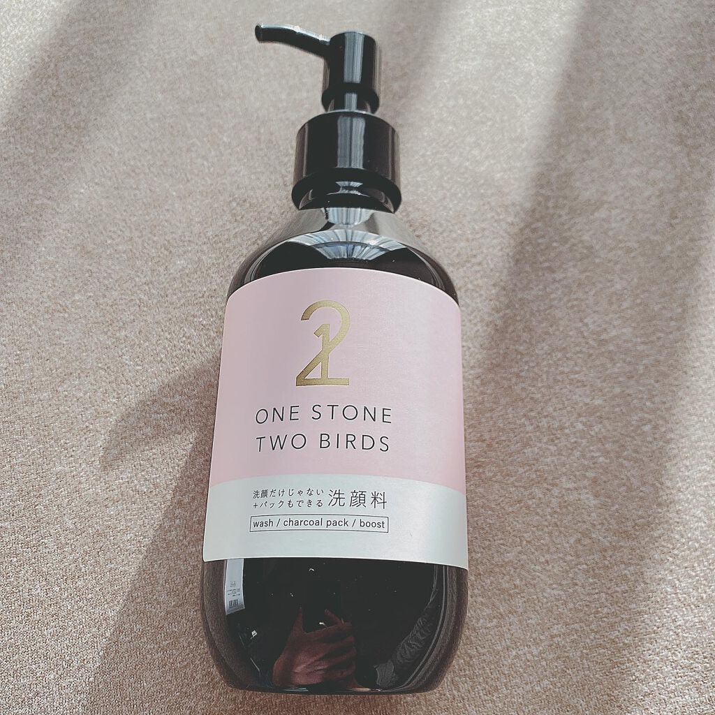 洗顔だけじゃない+パックもできる洗顔料/ONE STONE TWO BIRDS/その他洗顔料を使ったクチコミ(2枚目)