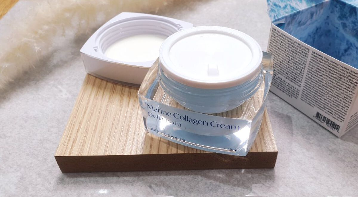 Marine Collagen Cream/dellaborn/フェイスクリームを使ったクチコミ(3枚目)