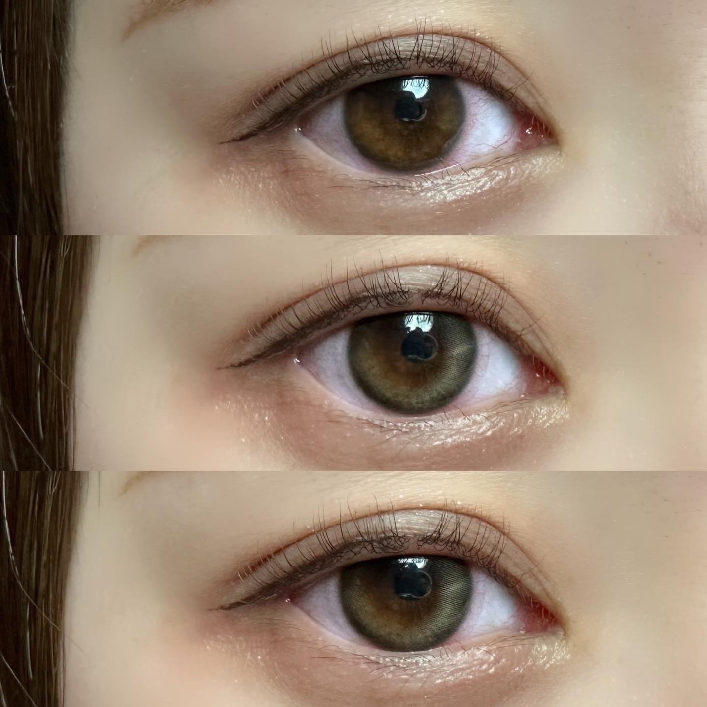 One & Only Kristin/Hapa kristin/カラーコンタクトレンズを使ったクチコミ(4枚目)