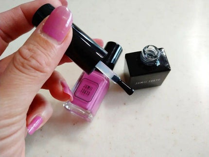 ありがとうこ on LIPS 「JUMIlTOKYOマニキュアジェルコート※マニキュアの上から..」(4枚目)