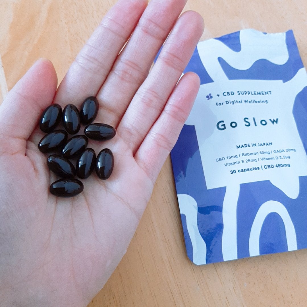CBDサプリメント for デジタルウェルビーイング/Go Slow/健康サプリメントを使ったクチコミ(2枚目)