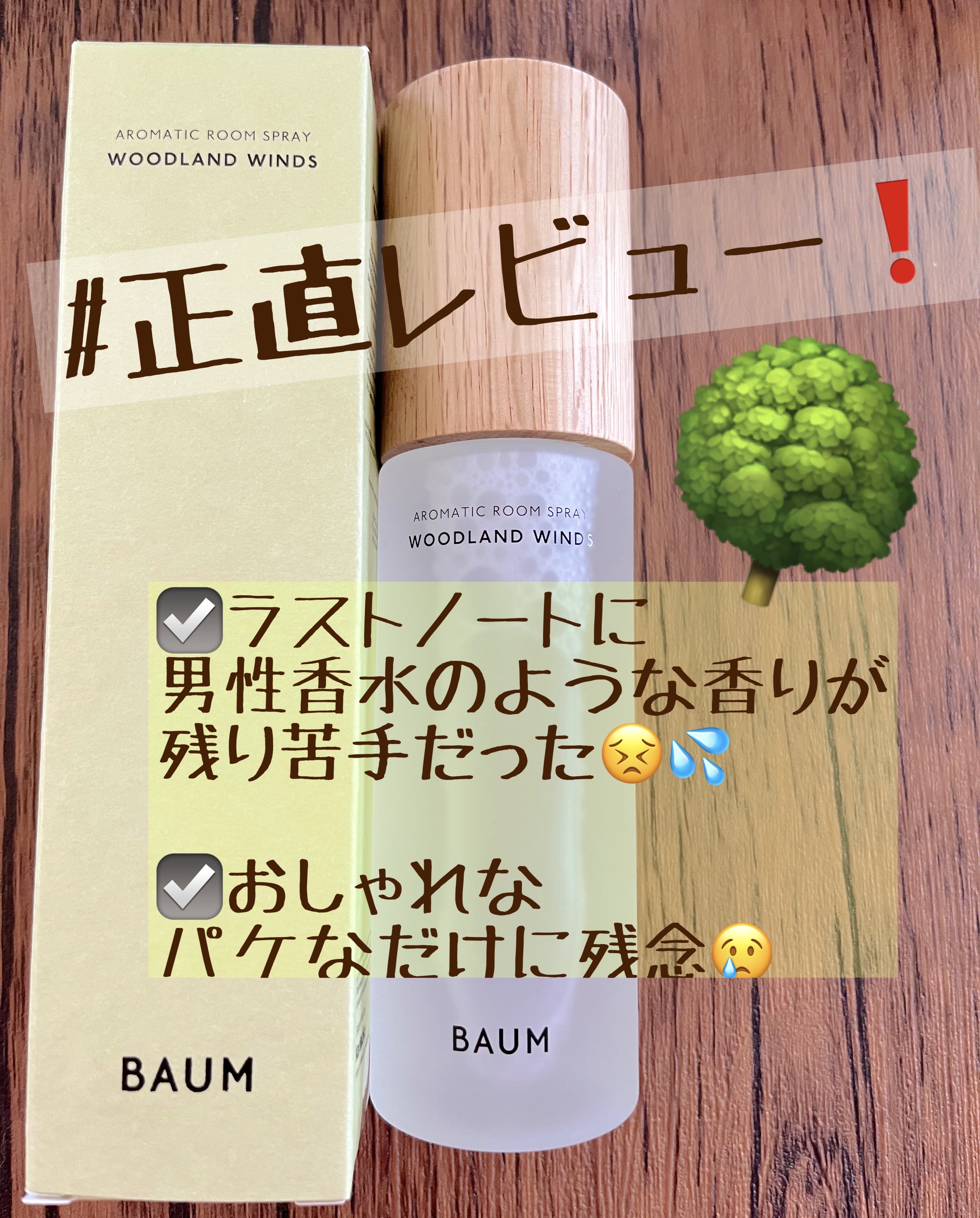 アロマティック ルームスプレー 1 100ml(本体)/BAUM/その他を使ったクチコミ（1枚目）
