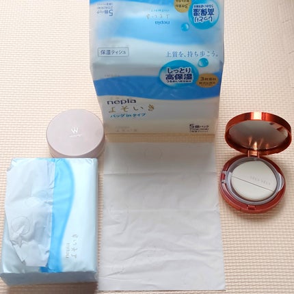 よそいき保湿ティシュ/ネピア/ティッシュを使ったクチコミ(4枚目)