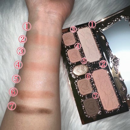 ストロベリーキューピッドコレクション メイクアップパレット/FlowerKnows/アイシャドウパレットを使ったクチコミ(5枚目)