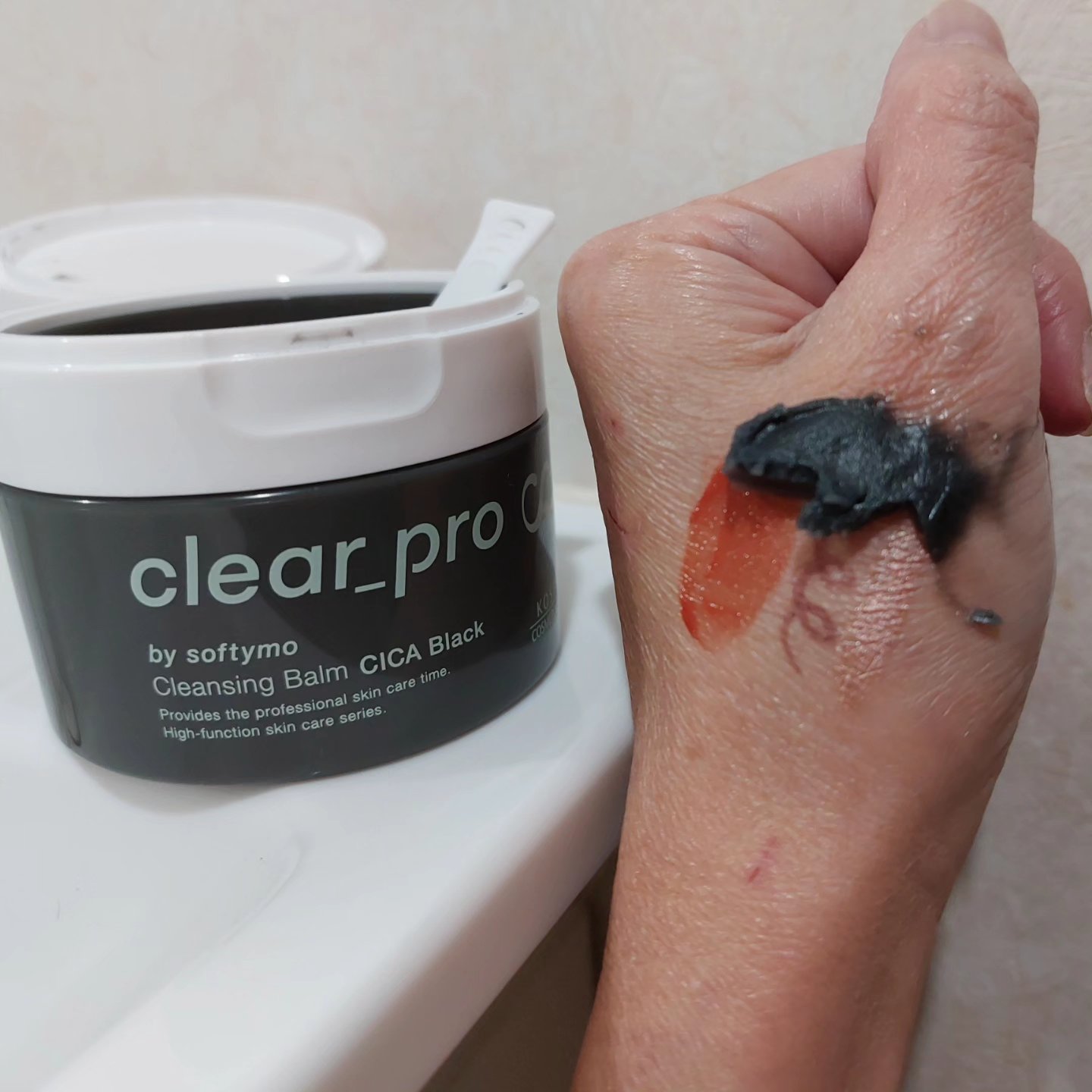 ソフティモ クリアプロ クレンジングバーム CICA ブラック/ソフティモ/クレンジングバームを使ったクチコミ（3枚目）