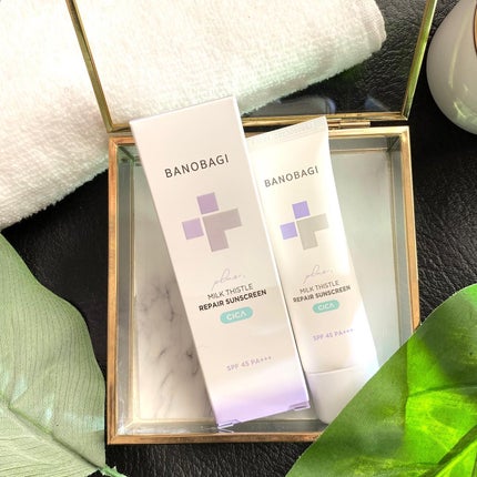 ミルクシスルリペアシカサンスクリーンプラス/BANOBAGI/日焼け止めミルクを使ったクチコミ(1枚目)