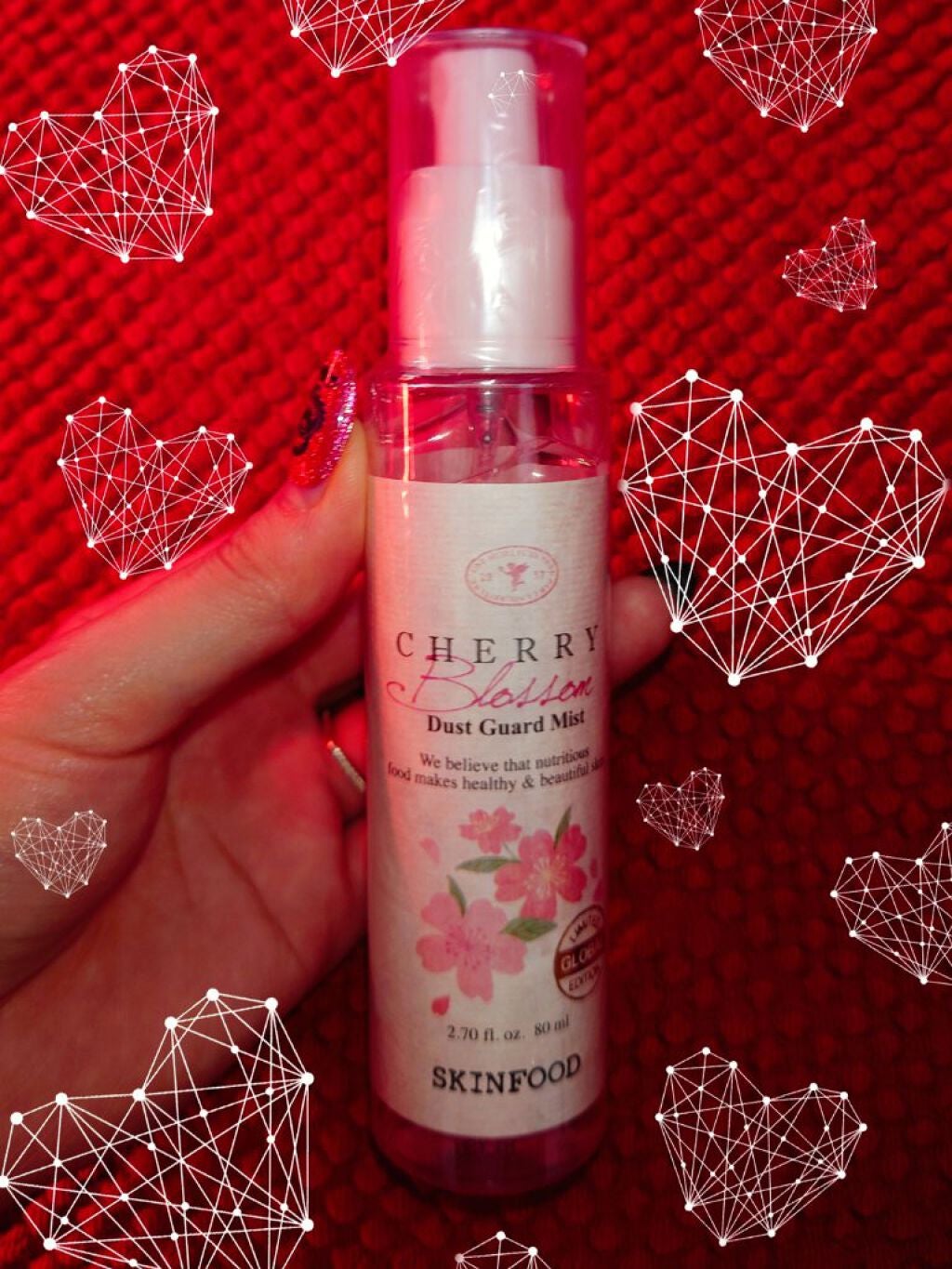 チェリーブロッサム ダストガードミスト/SKINFOOD/ミスト状化粧水を使ったクチコミ(1枚目)