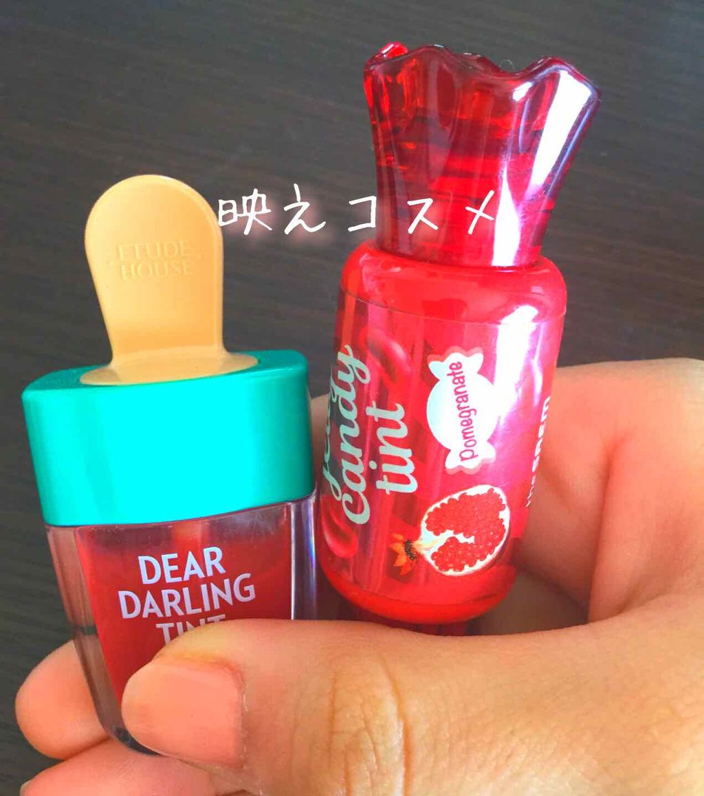 ディアダーリン ウォータージェルティント （アイスティント）/ETUDE/口紅を使ったクチコミ（1枚目）