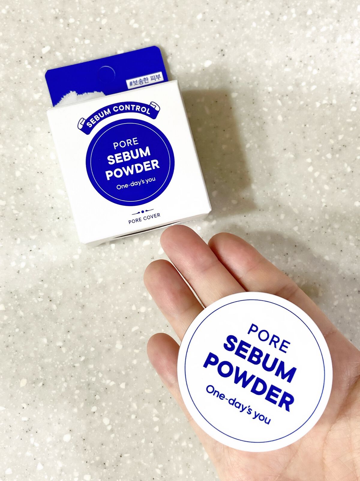 ポアセバムパウダー/One-day's you/ルースパウダーを使ったクチコミ（2枚目）