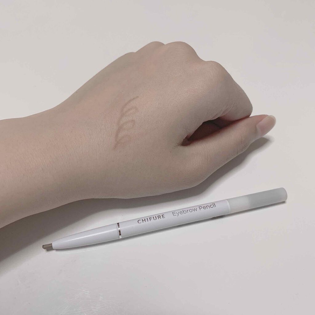 アイブロー ペンシル くり出し式/ちふれ/アイブロウペンシルを使ったクチコミ（2枚目）