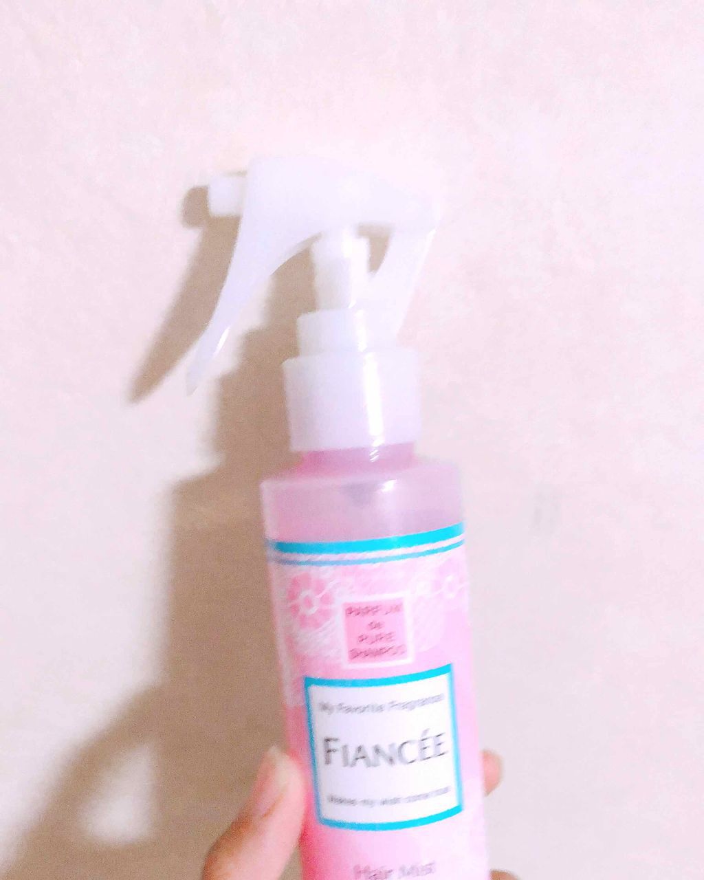 フレグランスヘアミスト ピュアシャンプーの香り/フィアンセ/ヘアミストを使ったクチコミ（1枚目）