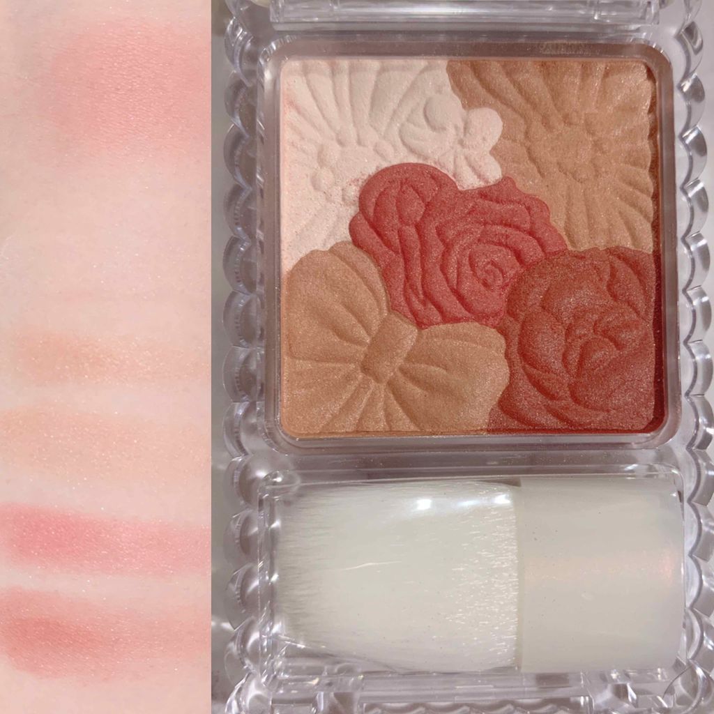 グロウフルールチークス/キャンメイク/パウダーチークを使ったクチコミ（3枚目）