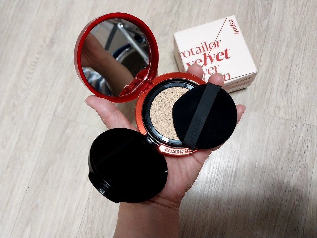 プロテーラービーベルベットカバークッション/espoir/クッションファンデーションを使ったクチコミ(3枚目)