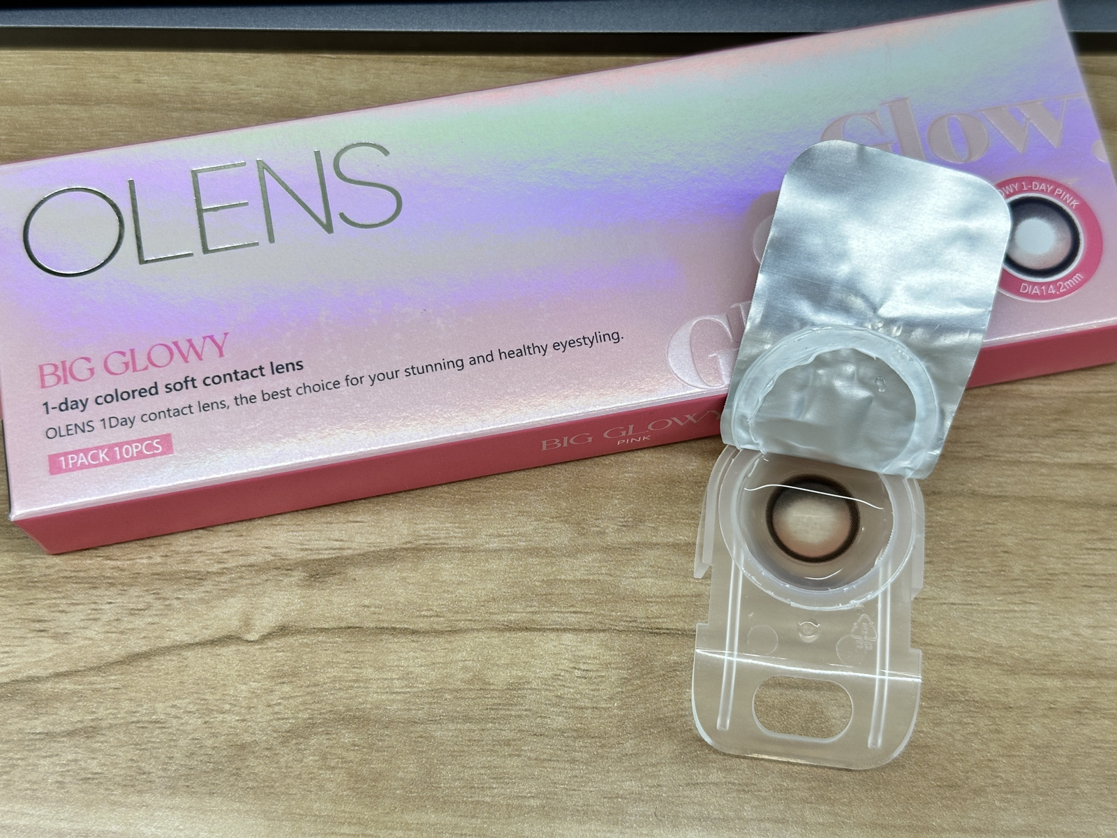 Big Glowy 1day/OLENS/ワンデー（１DAY）カラコンを使ったクチコミ（2枚目）