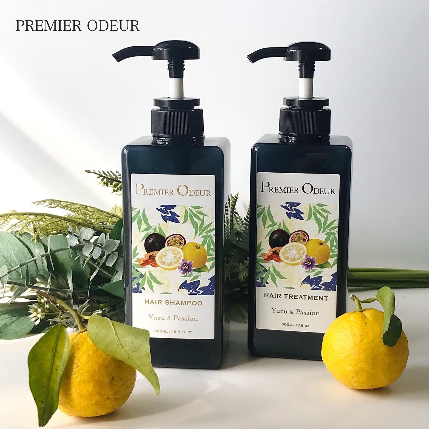 プルミエ オドゥール シャンプー / トリートメント ユズ&パッション/premier odeur/市販シャンプーを使ったクチコミ(1枚目)