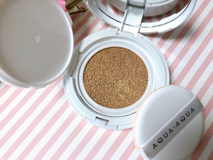 オーガニッククッションコンパクト/アクア・アクア/クッションファンデーションを使ったクチコミ(3枚目)